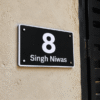 House Name and Number Plate 01-02