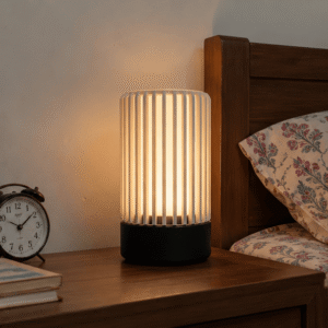 Long Ribbed Lamp