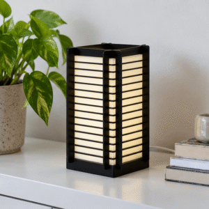 Black Grid Lamp